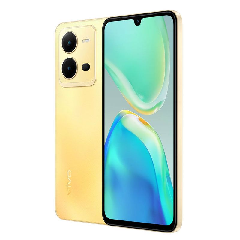 فيفو V25e ، سعة 128 جيجا بايت ، رام 8 جيجا بايت ، شبكة 4G LTE ، شريحتين - ذهبي صن رايز