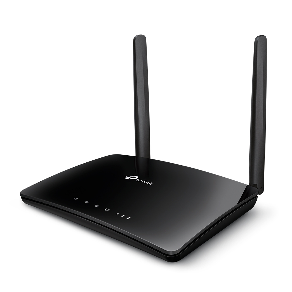 Tp-Link Archer MR200 Router , 4 Ports , Black - AC750