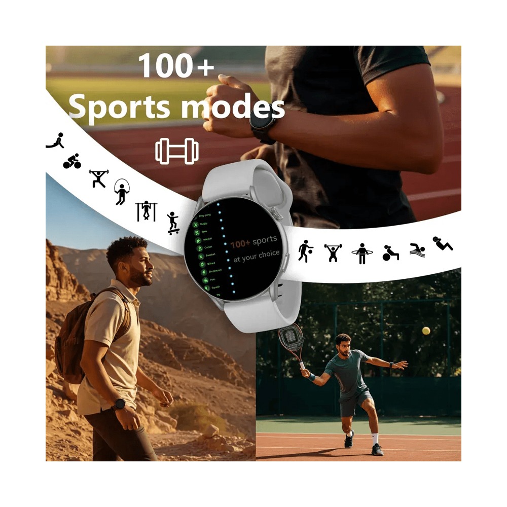 Cardoo X Orbit Smart Watch , 1.6 Inch Silver