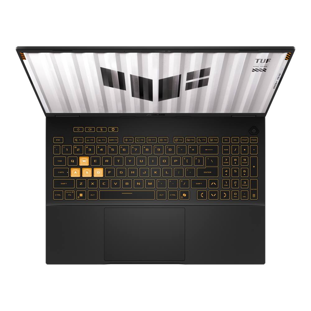 لاب توب جيمنج اسوس تاف جيمنج F16 - FX608JMR-RV057W ، معالج انتل كور i7-14650HX 16 بوصة ، هارد 512 جيجا بايت SSD ، رام 16 جيجا بايت ، كارت شاشة انفيديا جي فورس RTX 5060 ،ويندوز 11 - رمادي جايجر