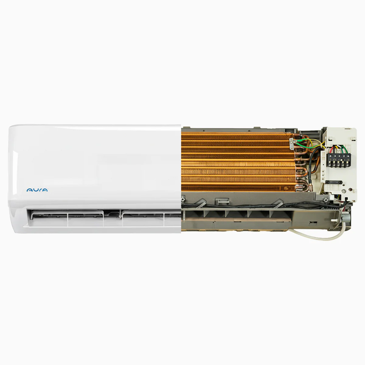 تكييف سبليت انفرتر اورا ، قدرة 3 حصان ،بارد وسخن ،ابيض - AGE-24HP-DN
