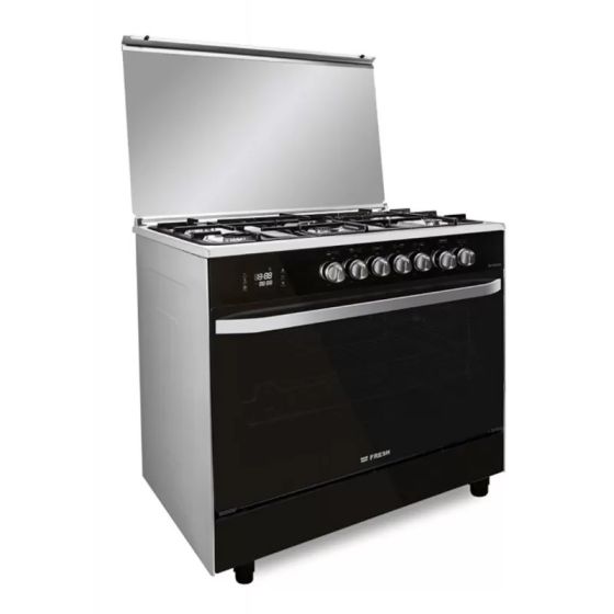 بوتاجاز غاز فريش ، عدد 5 شعلة ، اسود - 7430