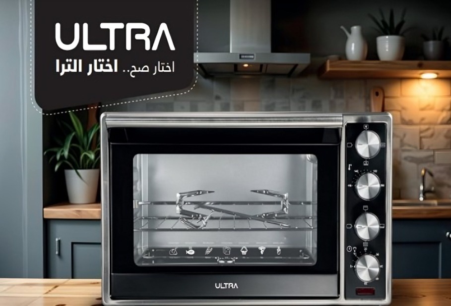 فرن بشواية الترا ، سعة 60 لتر ، 2000 وات ، ستانلس ستيل - UOV60SFE2 مع كاتيل كهرباء الترا، 2 لتر، 1500 وات، ستانليس ستيل - UKS15EE1