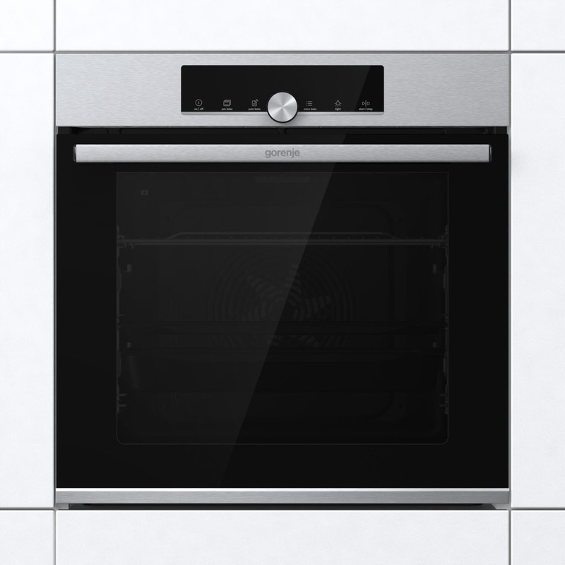 Gorenje Built-In Electric Oven with Grill 77 Liter , Black Stainless Steel - BOS6747A01X