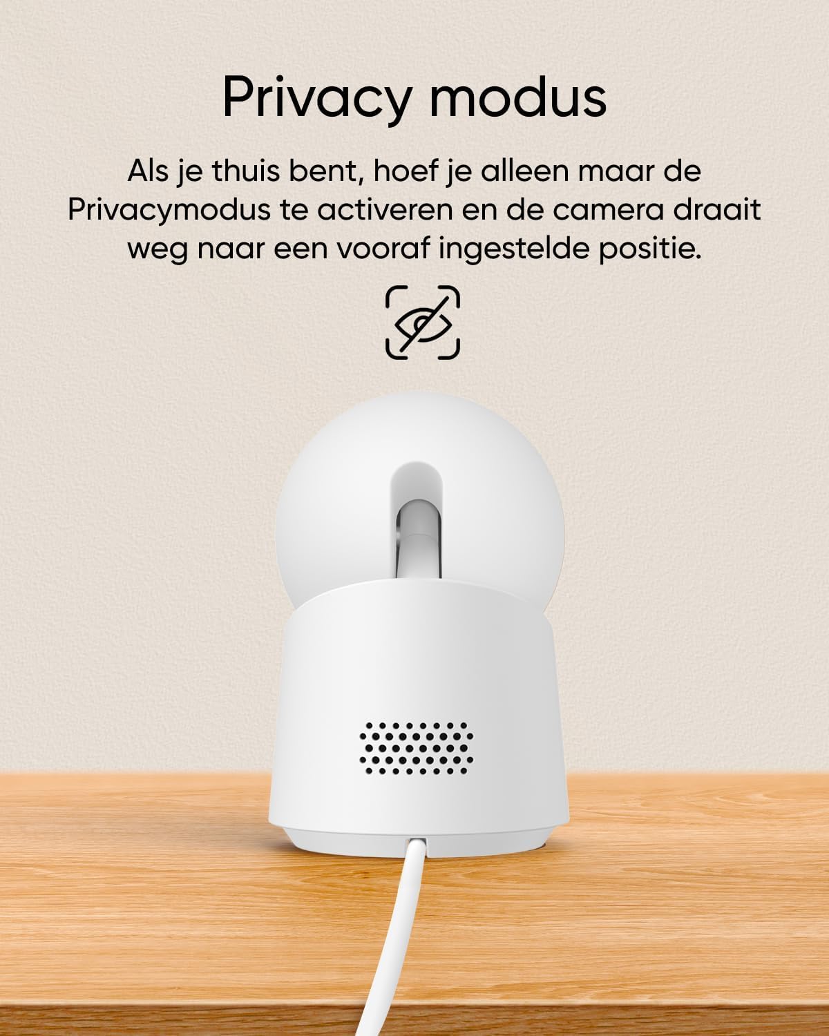 Eufy C210 Wireless Indoor Security Camera with Night Vision , 2 megapixels , White - T8419