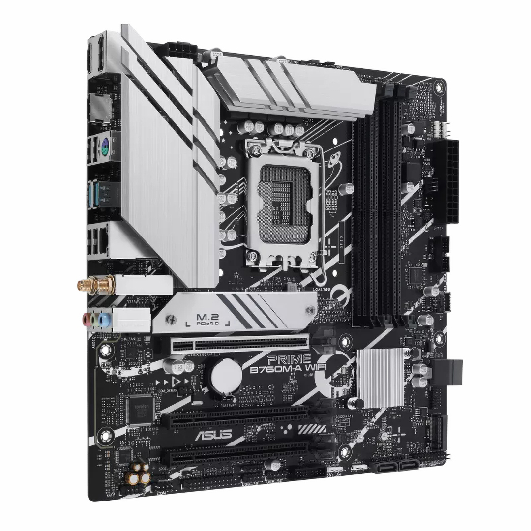 ماذر بورد اسوس برايم B760M-A واي فاي ، Intel ، mATX - الوان متعددة