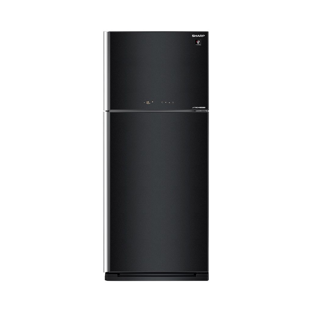 Sharp NoFrost Top Freezer Refrigerator , 450 Liter Inverter Motor , Black - SJ-GV58G-BK