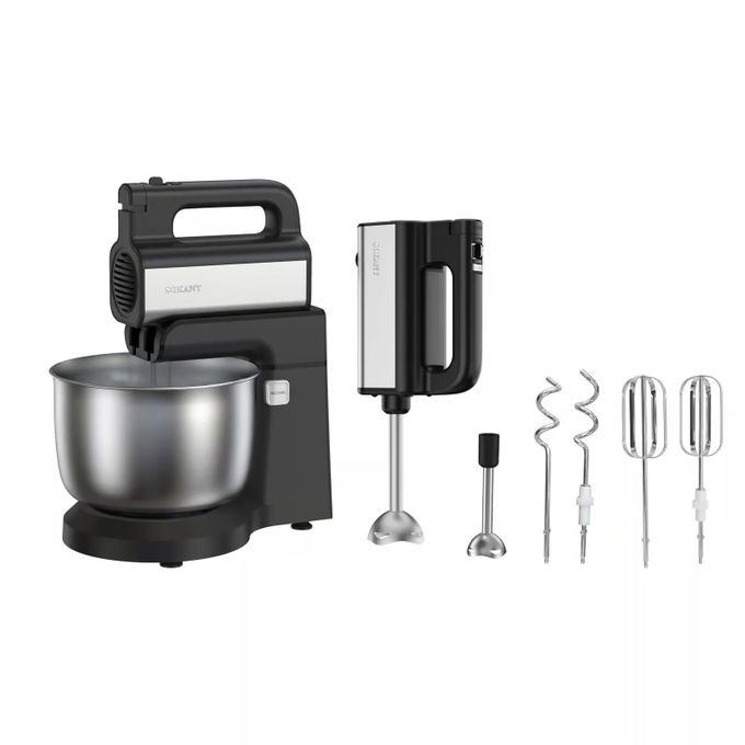 Dsp 3-in-1 Stand Mixer with Attachments 4 Liter Black Silver - SK-05022