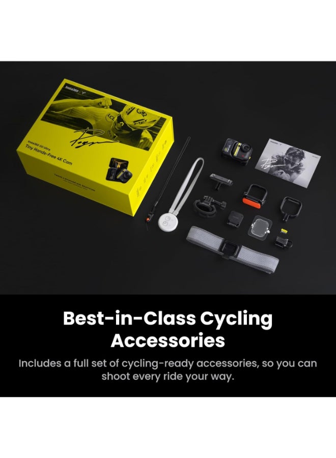 Insta360 GO Ultra Tadej Pogacar Action Camera Bundle , 50 megapixels , Black - INST-CINSABEA-GOULT18