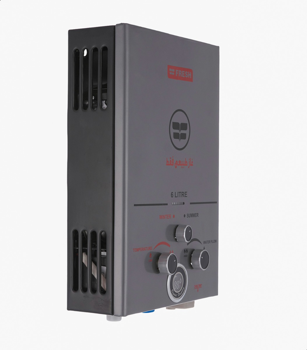 Fresh Gas Water Heater , 6 Liter Silver - Pro 6L Silver