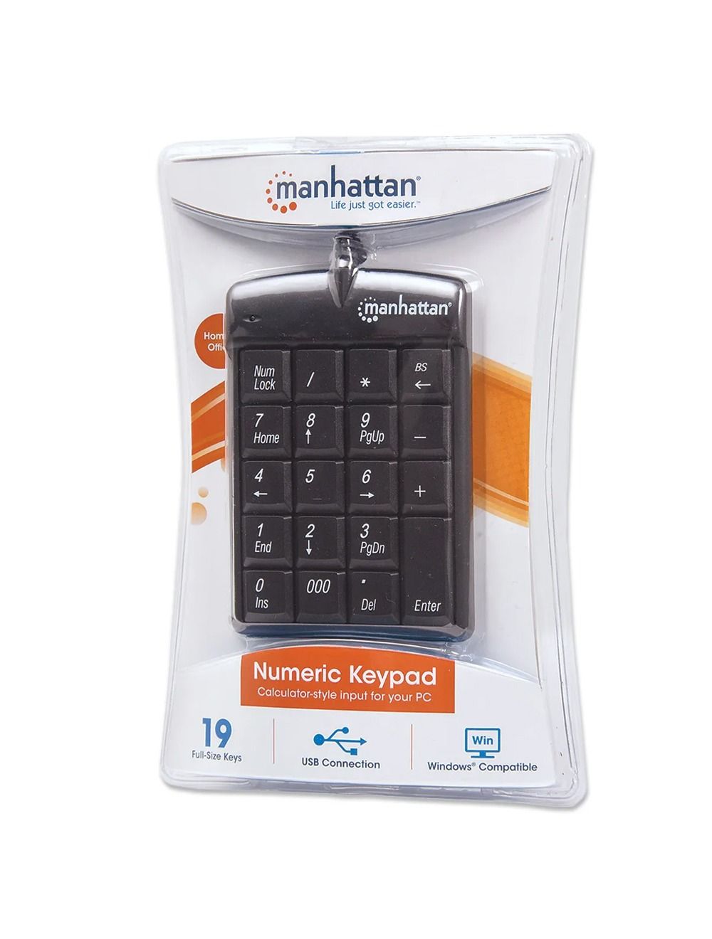Manhattan Business USB Numeric Keypad , Black