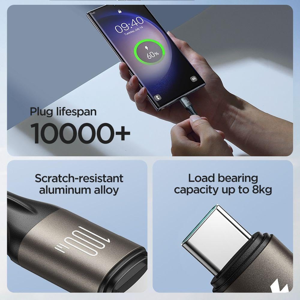 كابل شحن Type C جوي روم لايت سبيد سيريس ، طول 1.2 متر ، اسود - SA25-CC5