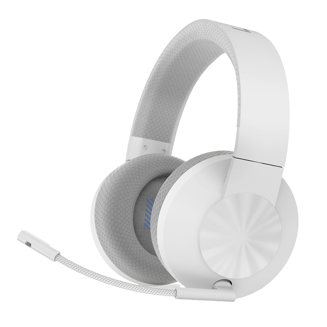Lenovo Legion H600 Wired and Wireless Gaming Headset with Microphone , White Grey