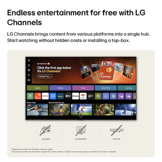 LG 55 Inch Smart TV , Nano 4K UHD LED Built-In Receiver - 55NU850B6LA