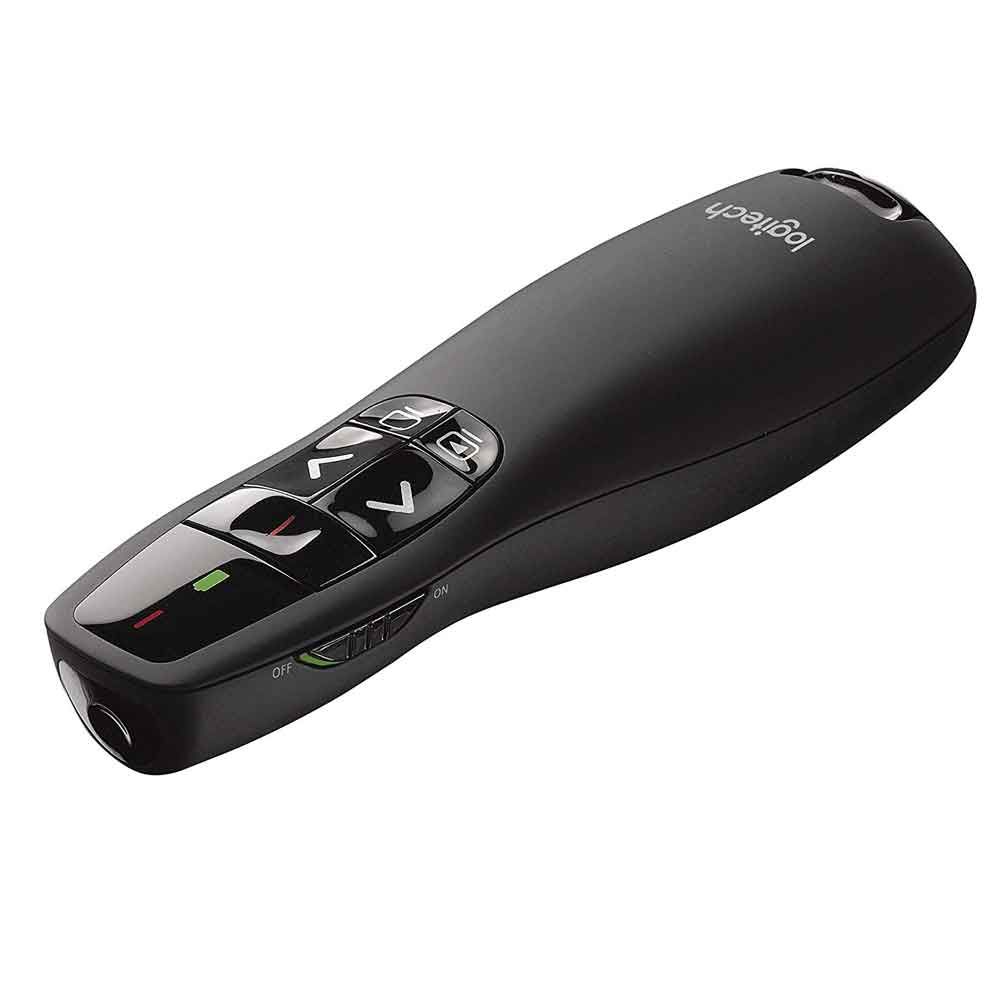 Logitech R400 Wireless Laser Presentation Remote Control Black