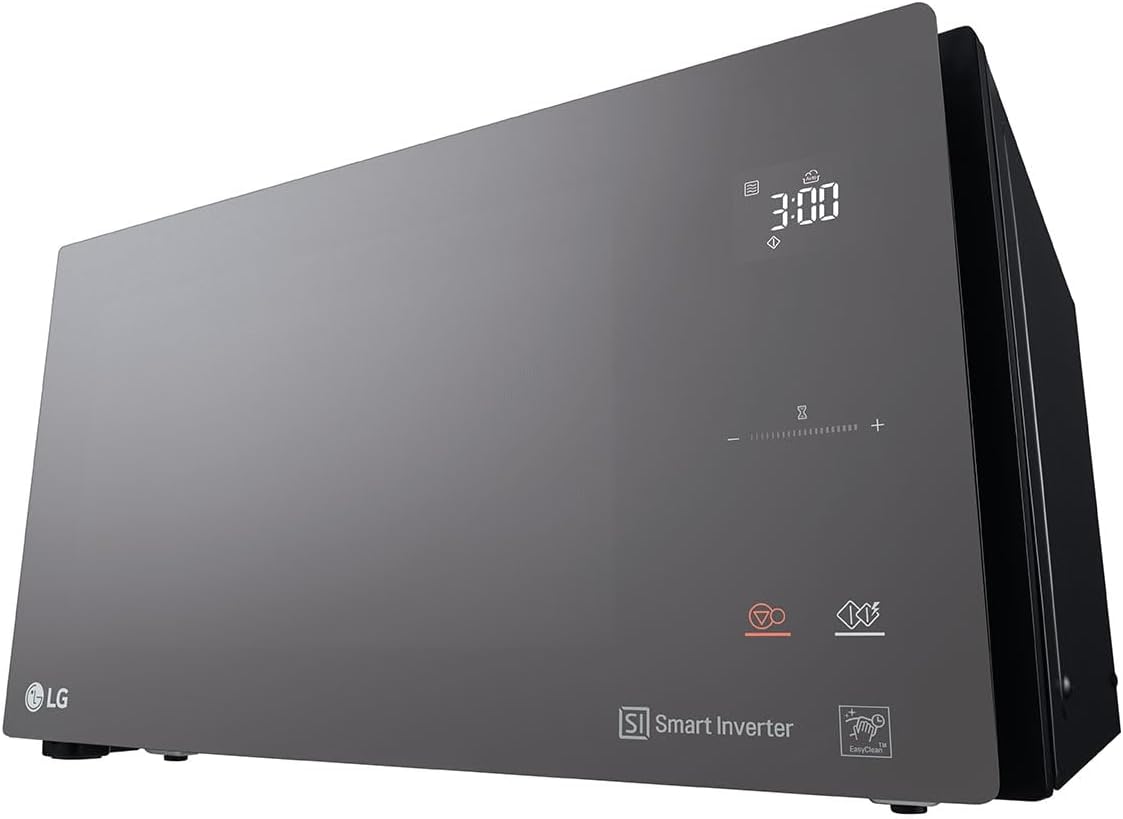 ميكرويف بشواية ال جي سمارت ، سعة 42 لتر ، 1200 وات ، اسود وفضي - MH8295DIS