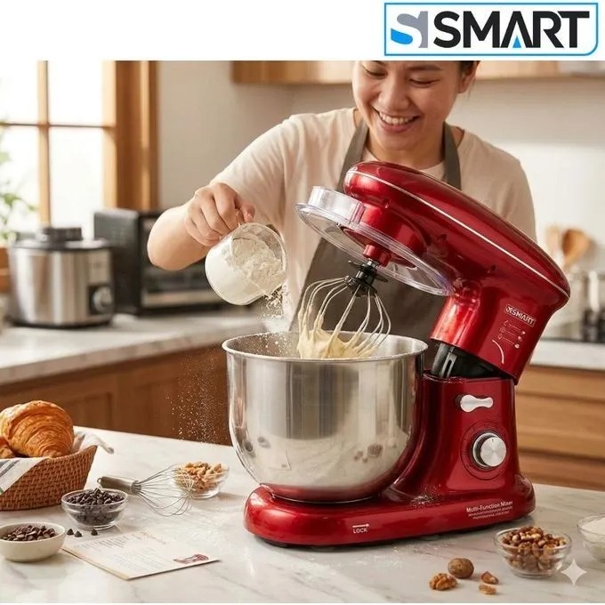 Smart Stand Mixer 1800 Watt Red - SBM8808R