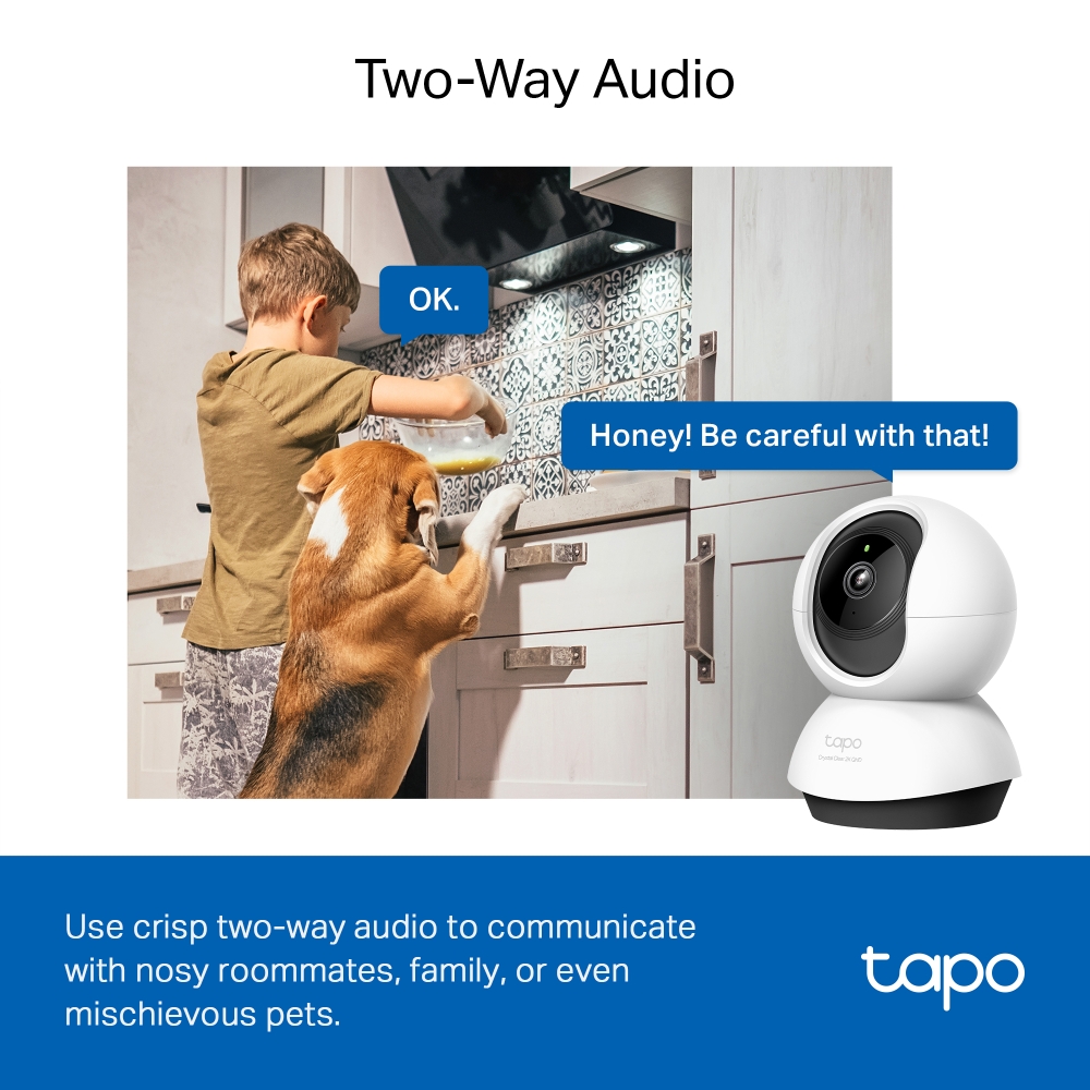 Tp-Link Tapo C220 Indoor Camera , 4 megapixels , White