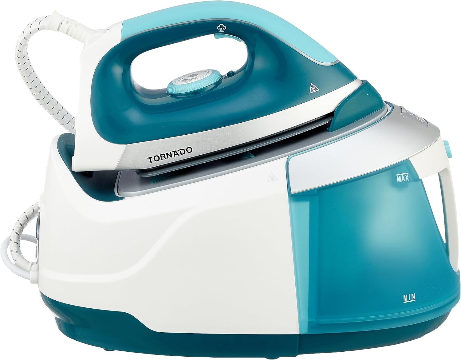 Tornado Steam Iron , 2400 Watt , Turquoise White - TSS-2400D