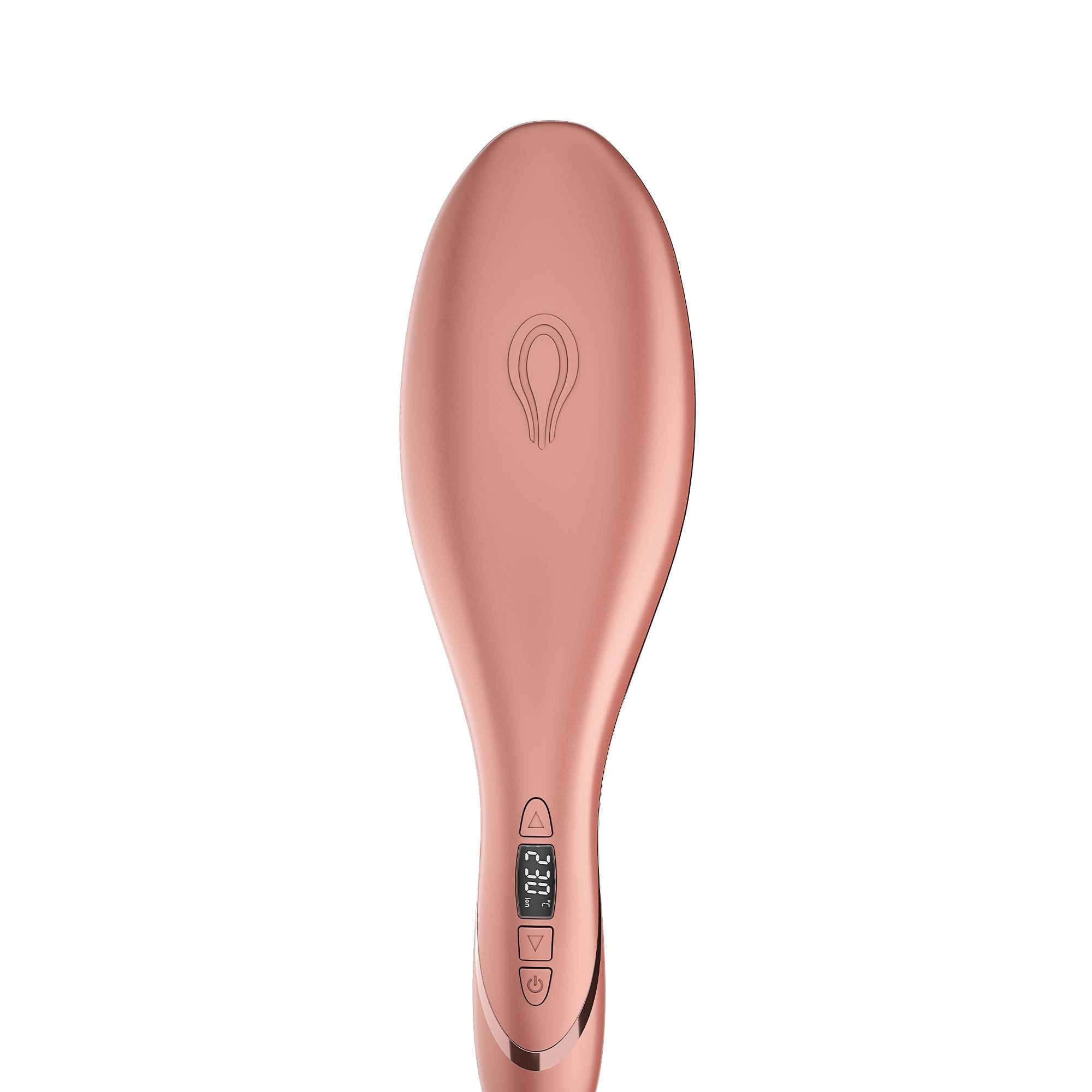 Rush Brush Hair Straightener 230 Celsius , Rose Gold - S3
