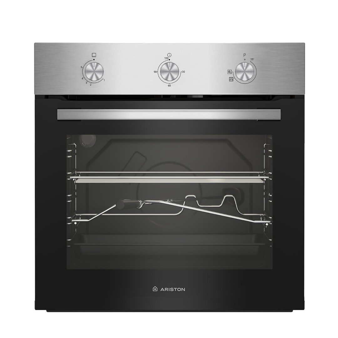 Ariston Built-in Oven with Grill 66 Liter , Stainless Steel - AROG 6R1G1C XNA