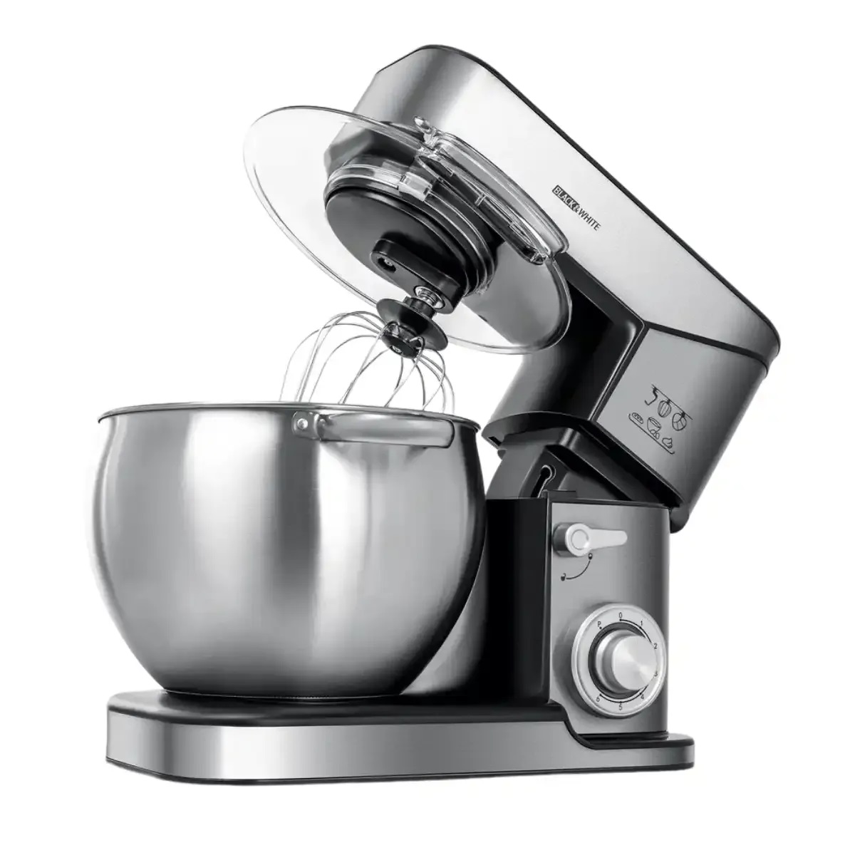Black And White Stand Mixer 10 Liter Stainless Steel - SV-1020