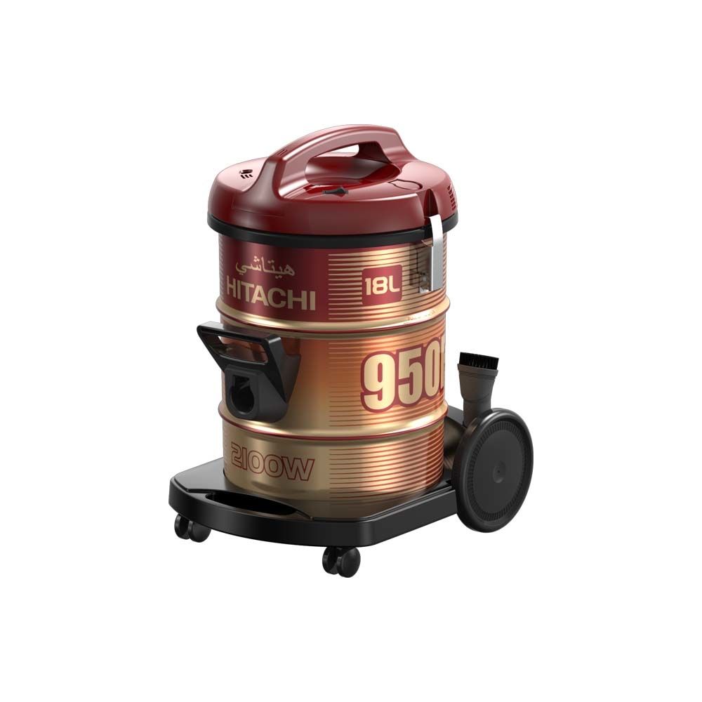 Hitachi Drum Vacuum Cleaner , Red - CV-950F