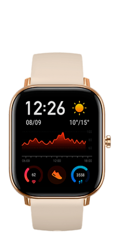 smartwatch amazfit gts dst gold